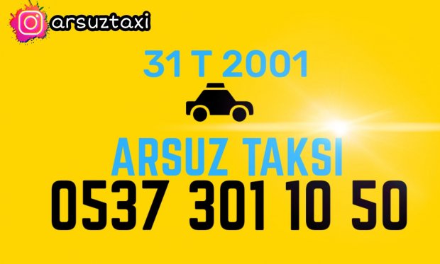 arsuztaksi iletişim arsuz taksi numarasi 